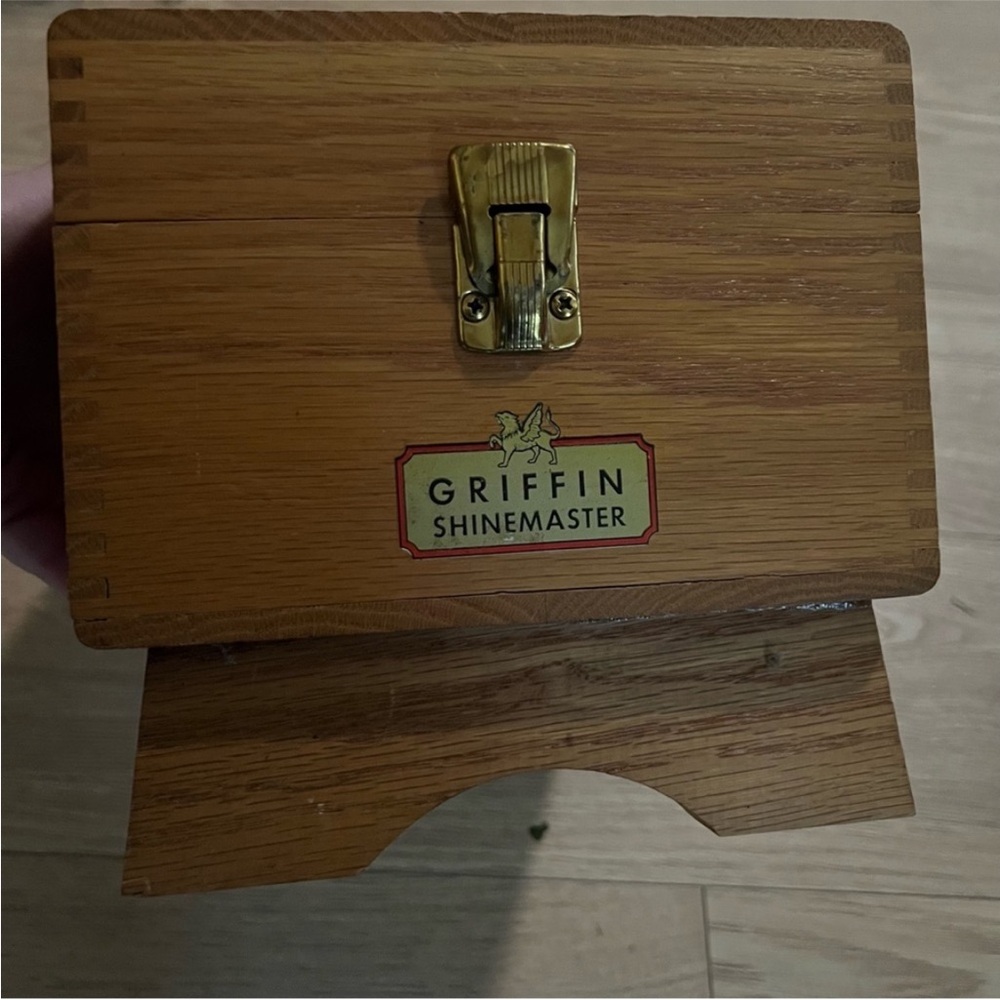 Griffin Shinemaster Shoe Shine Box Vintage 1960s